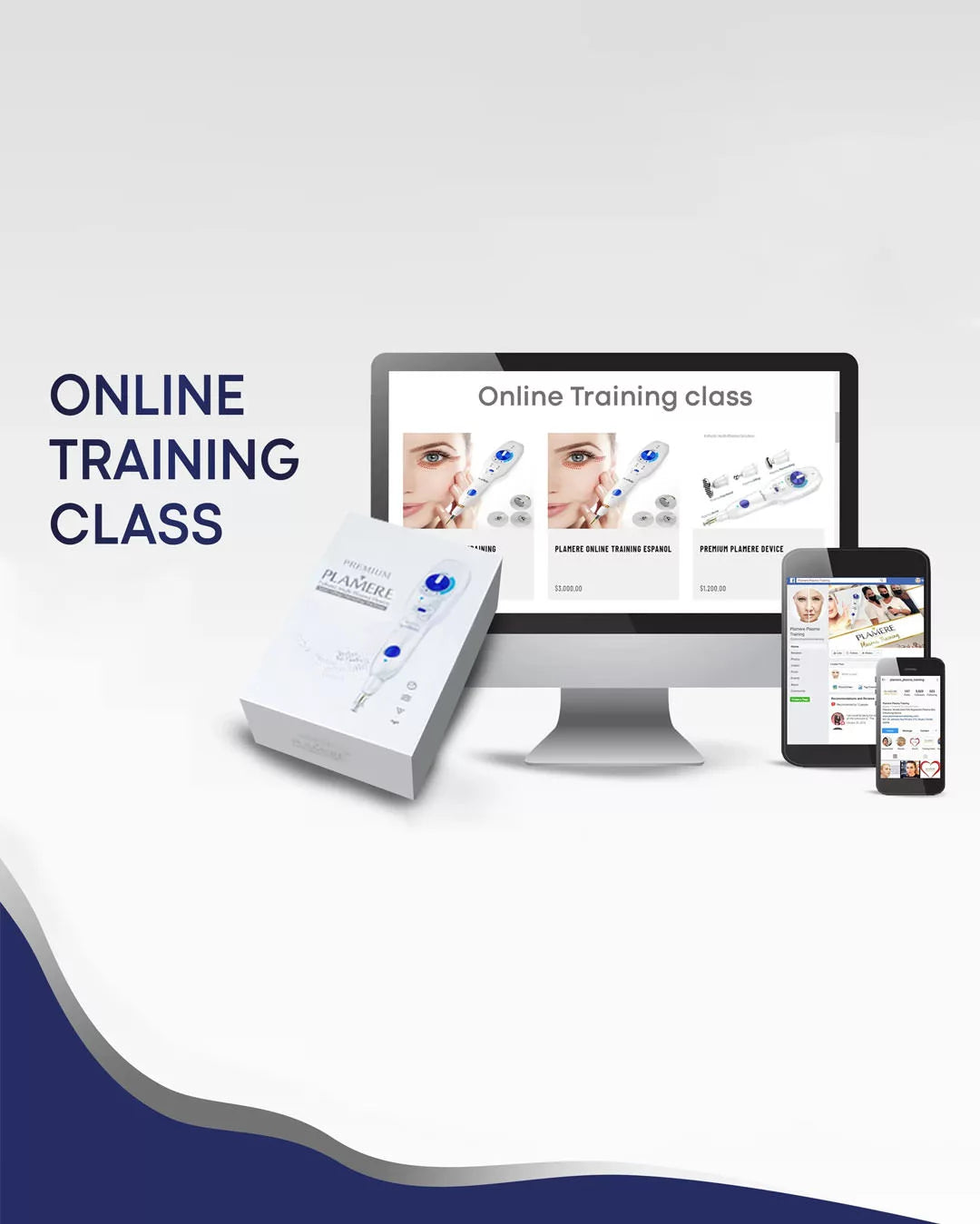 Plasma Fibroblast Training | Plamere Plasma Training Course Online + Bonus LED FACE MASK