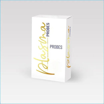 A box of Plasma Probes for use with plasma pens, predominantly white with gold text.